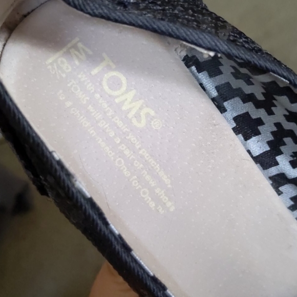 Sparkly black wedges - Picture 2 of 5